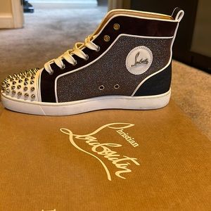 Christian Louboutin Men’s Spiked Sneakers.